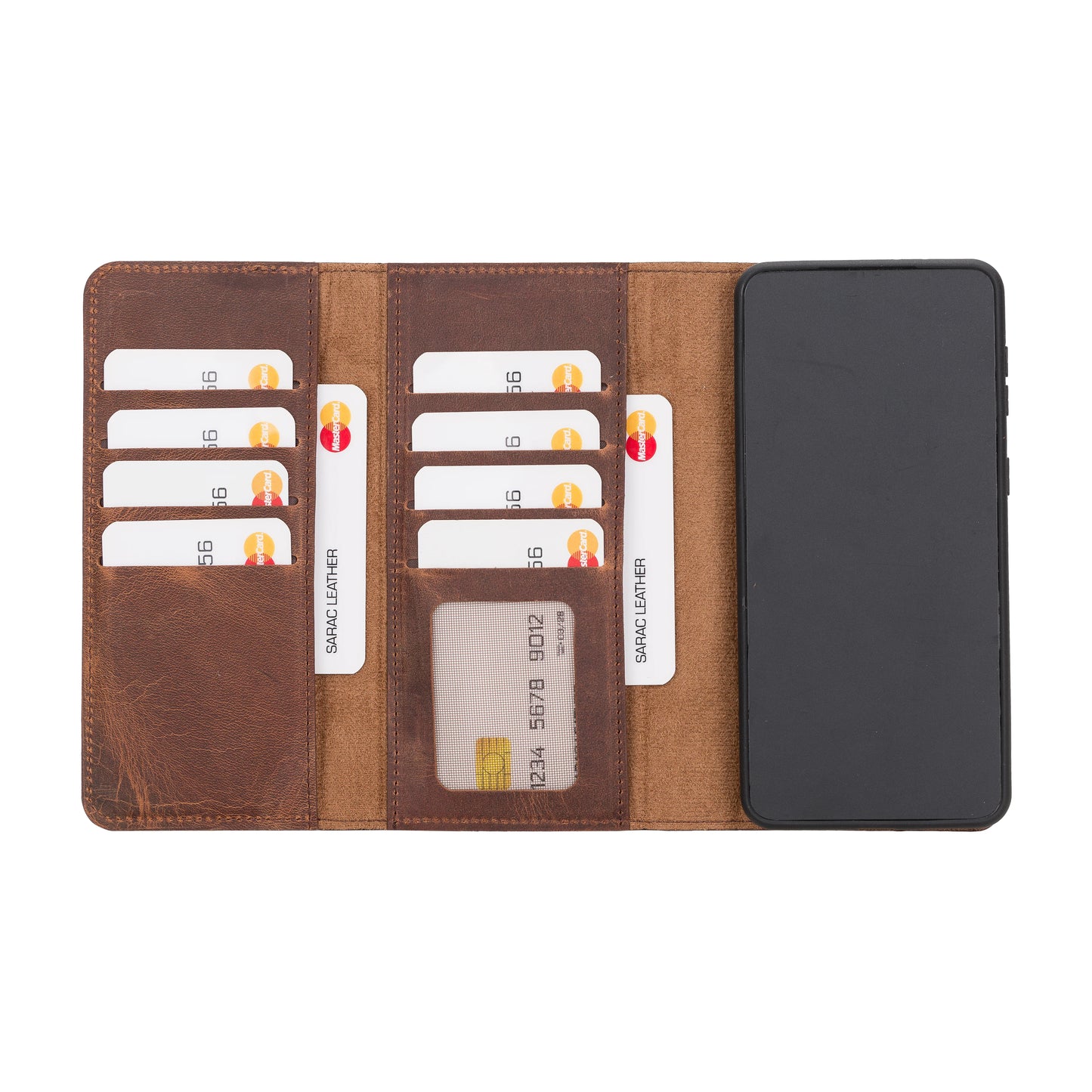 Santa Samsung Galaxy S21 Plus Leather Detachable Wallet Case