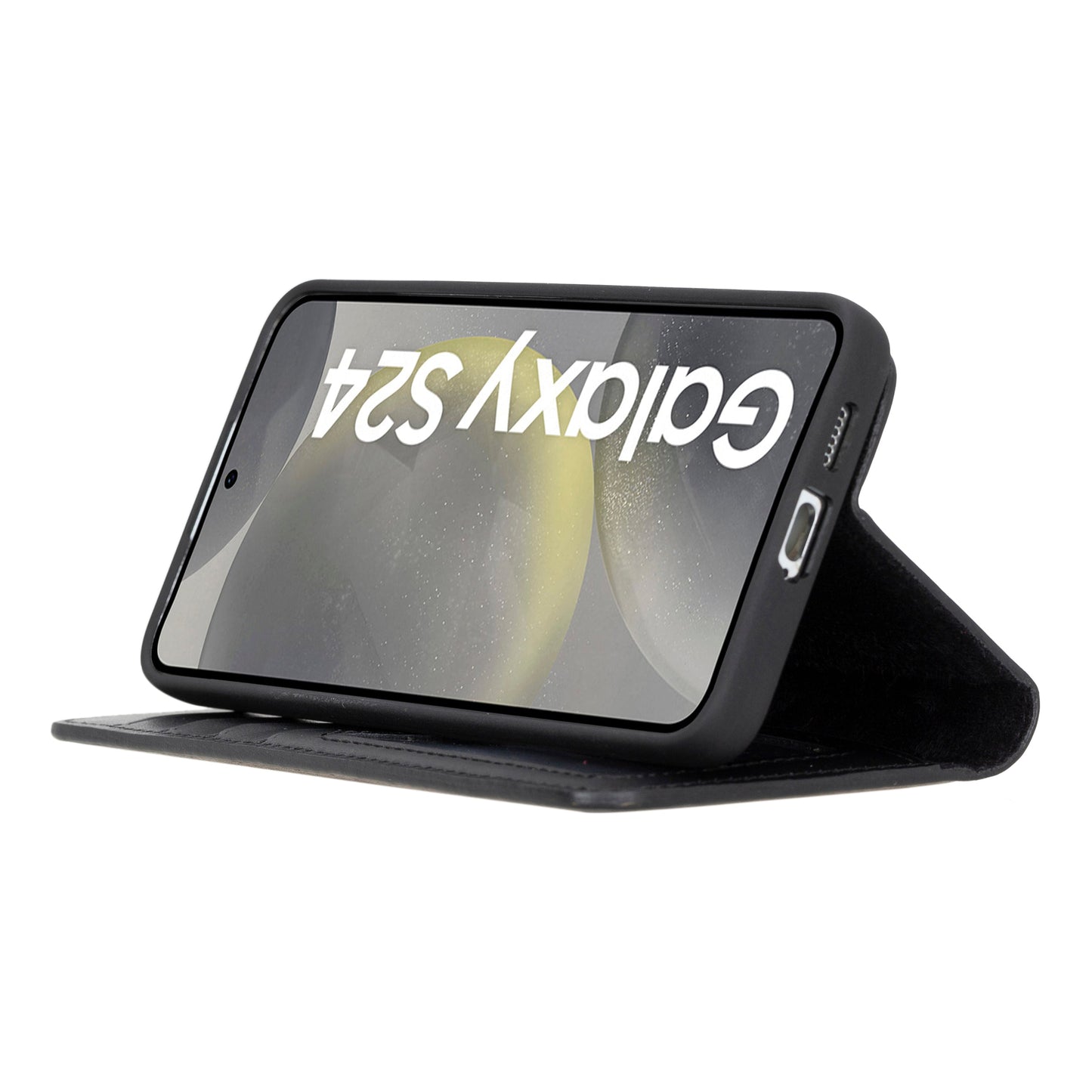 Étuis portefeuille en cuir pour Samsung Galaxy S24 Series RFID - MW
