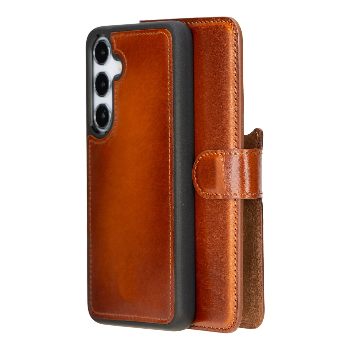 Étuis portefeuille en cuir pour Samsung Galaxy S24 Series RFID - MW