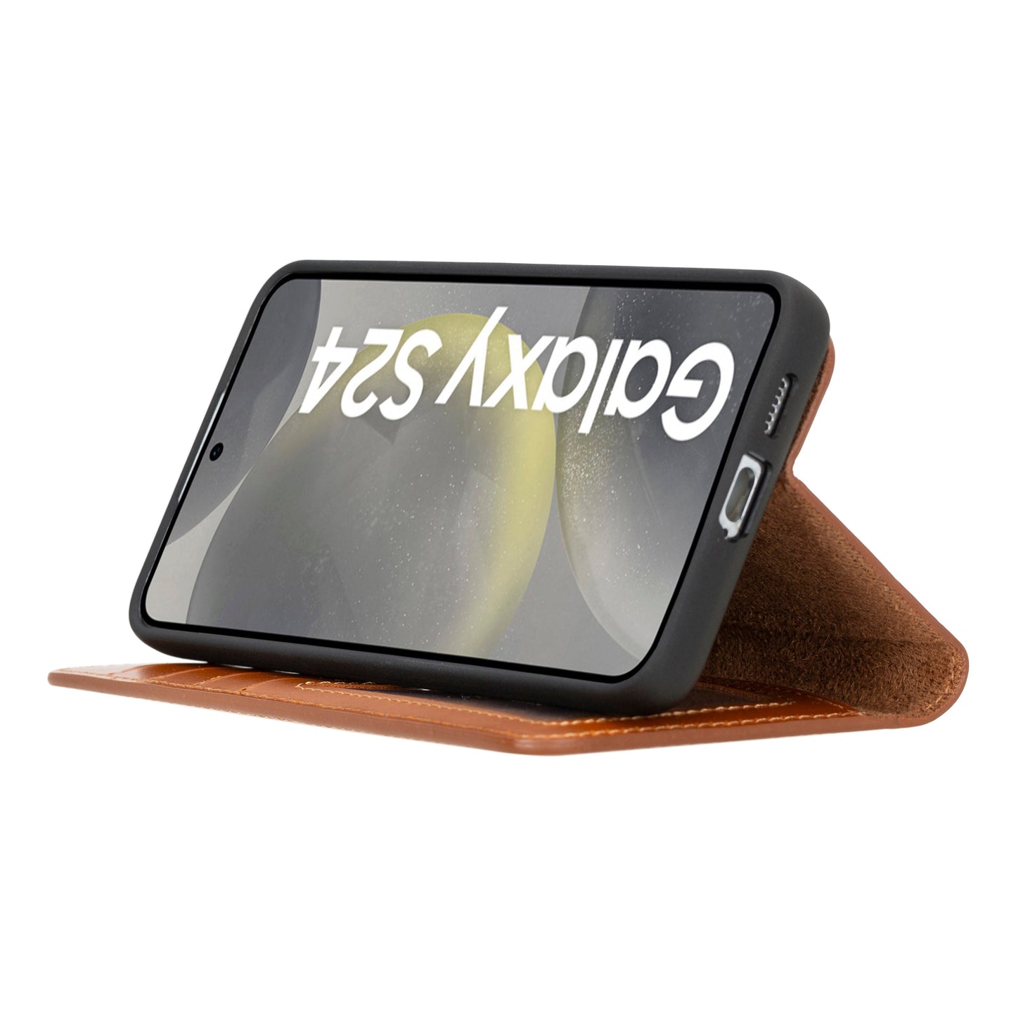 Étuis portefeuille en cuir pour Samsung Galaxy S24 Series RFID - MW
