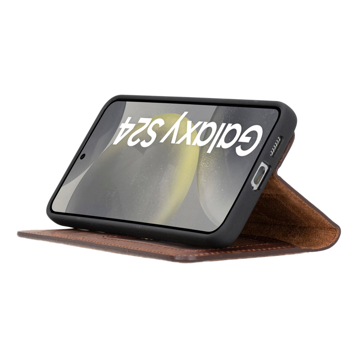 Étuis portefeuille en cuir pour Samsung Galaxy S24 Series RFID - MW