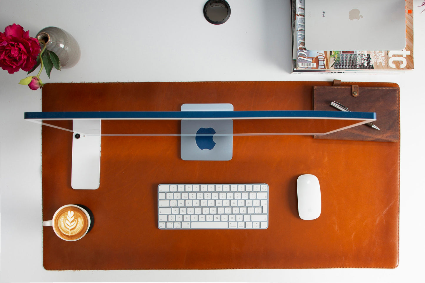 Leather Natural Desk Mat (91 cm x 48 cm)