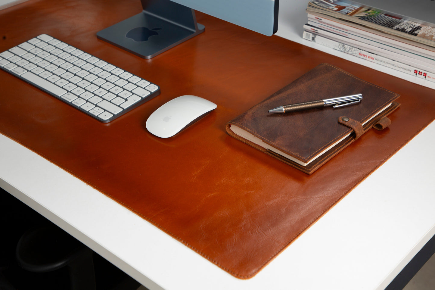 Leather Natural Desk Mat (91 cm x 48 cm)