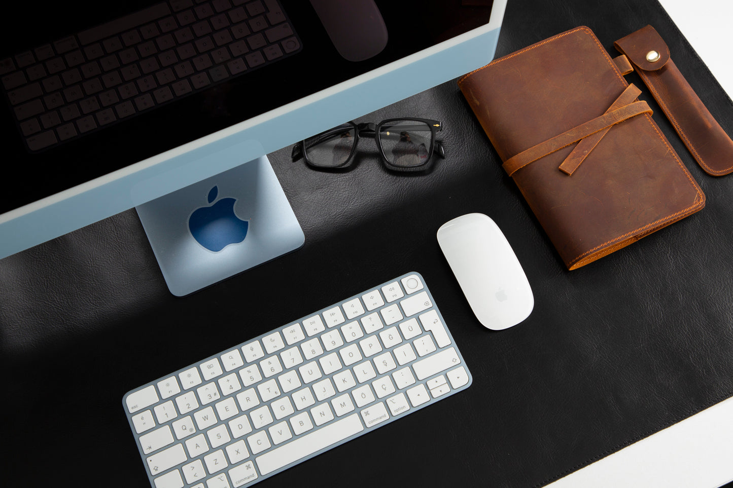 Leather Natural Desk Mat (91 cm x 48 cm)