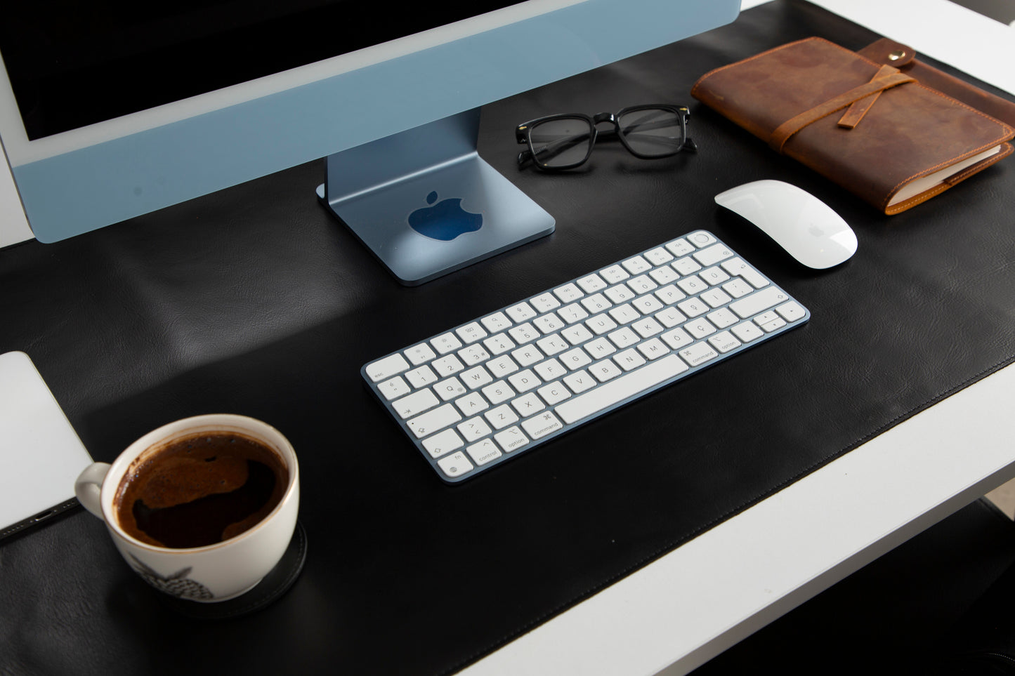 Leather Natural Desk Mat (91 cm x 48 cm)