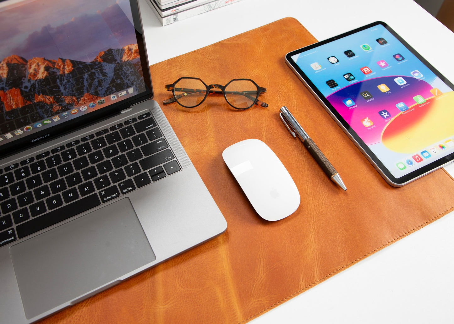 Leather Natural Desk Mat (91 cm x 48 cm)