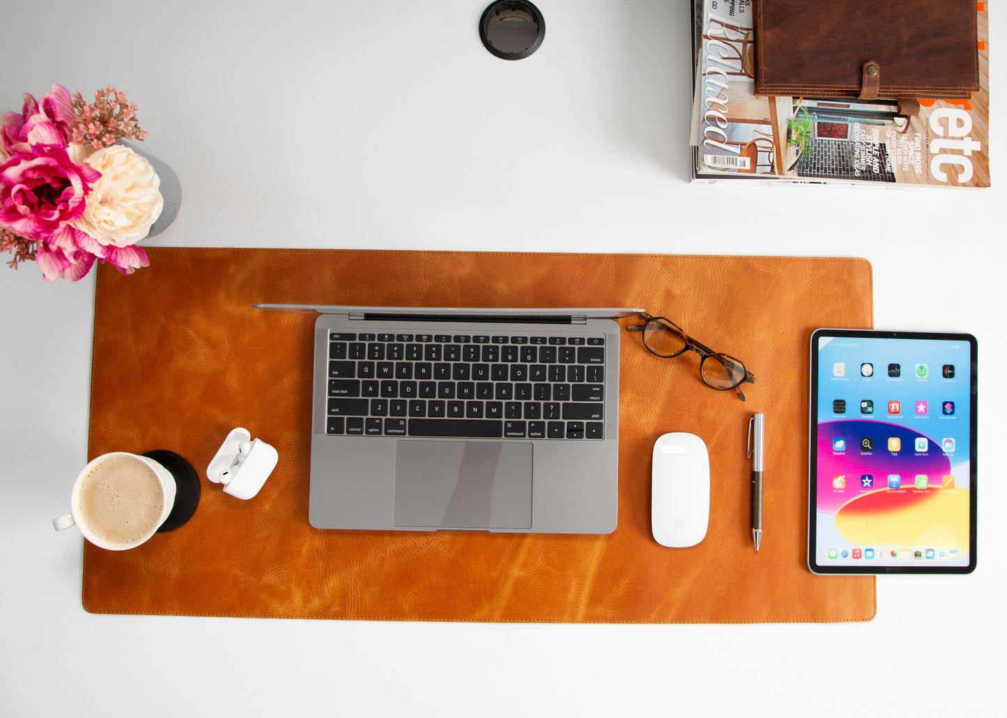 Leather Natural Desk Mat (91 cm x 48 cm)