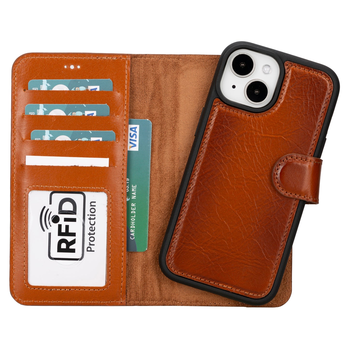 Magic iPhone 16 Series Leather Wallet Case