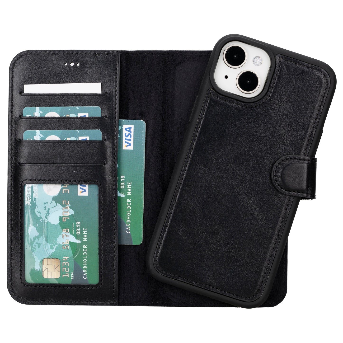 Magic iPhone 16 Series Leather Wallet Case