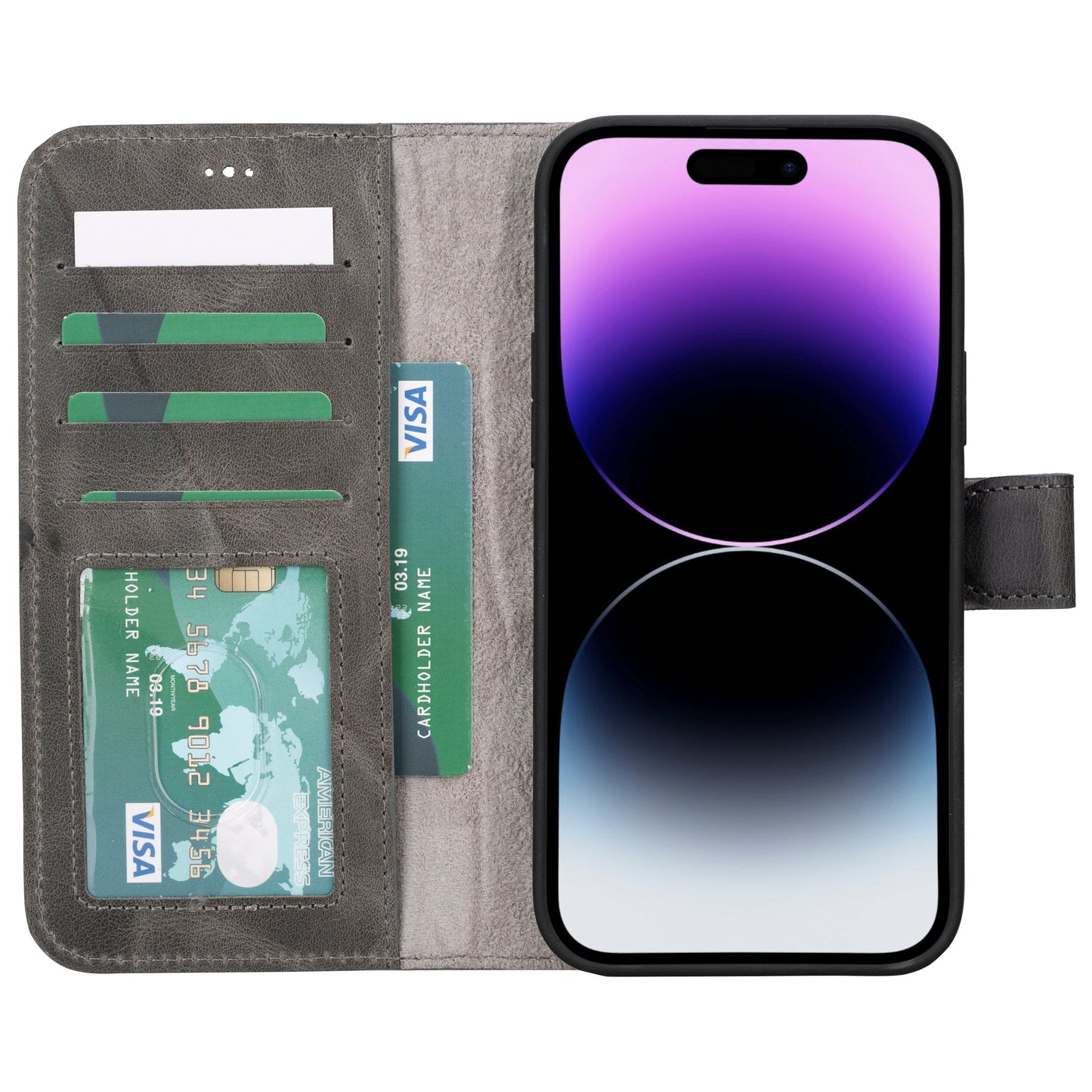 Magic iPhone 16 Series Leather Wallet Case