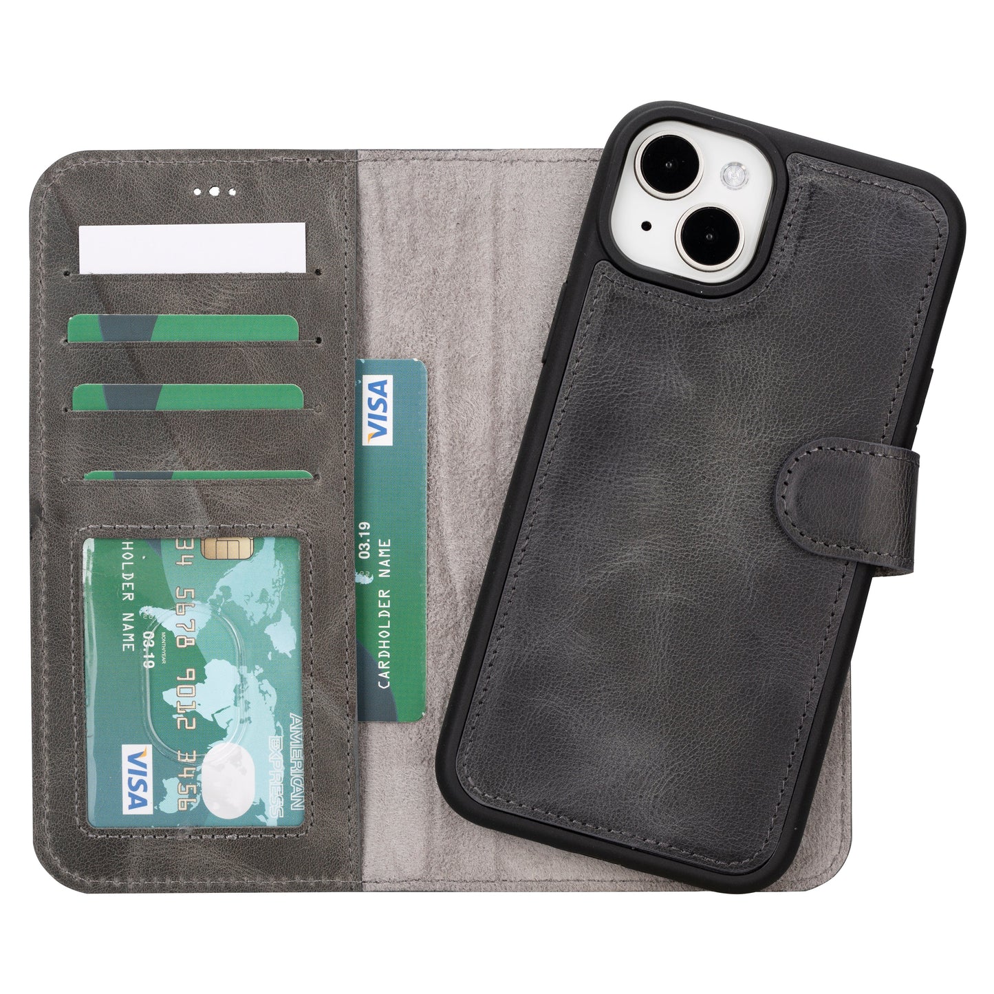 Magic iPhone 16 Series Leather Wallet Case