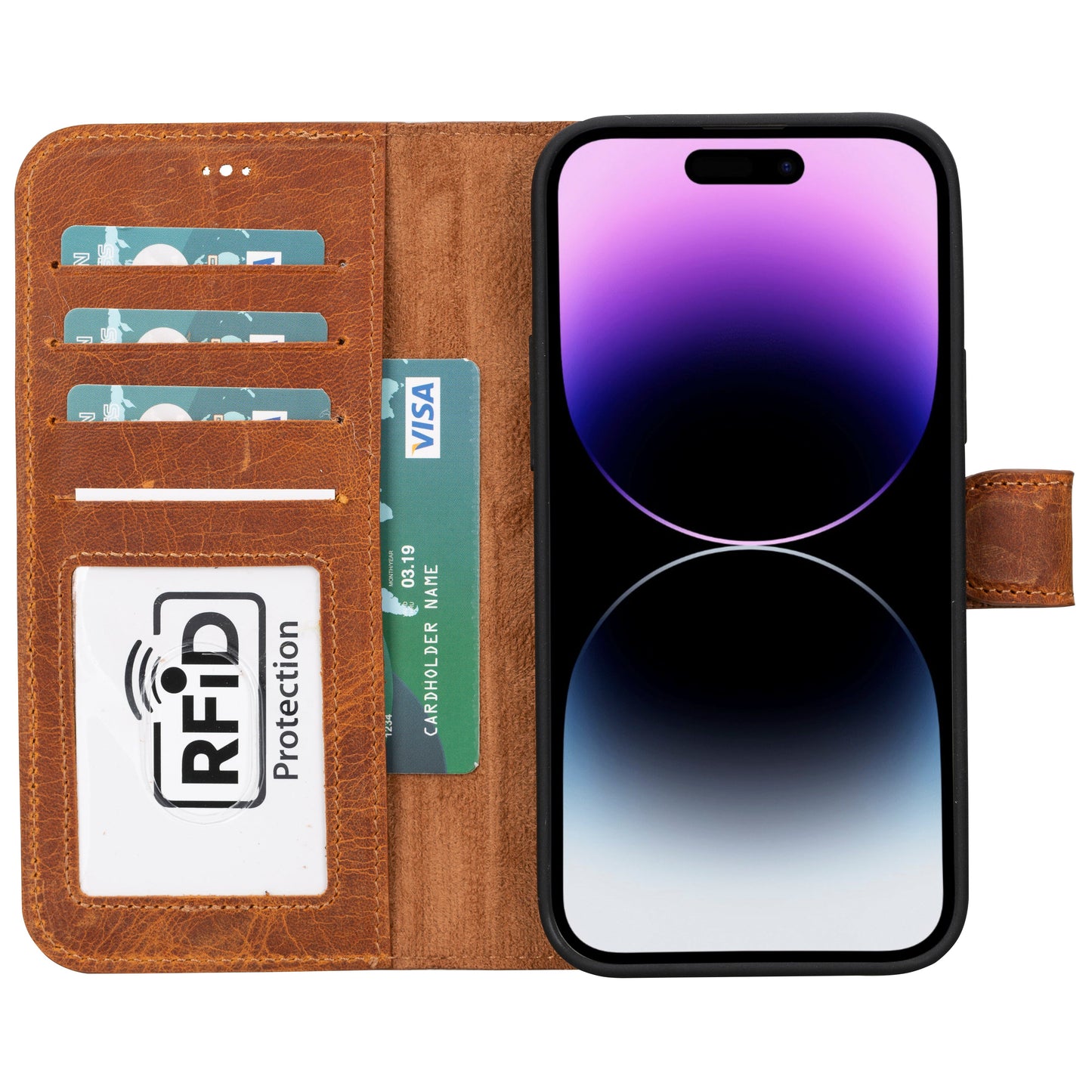 Magic iPhone 16 Series Leather Wallet Case
