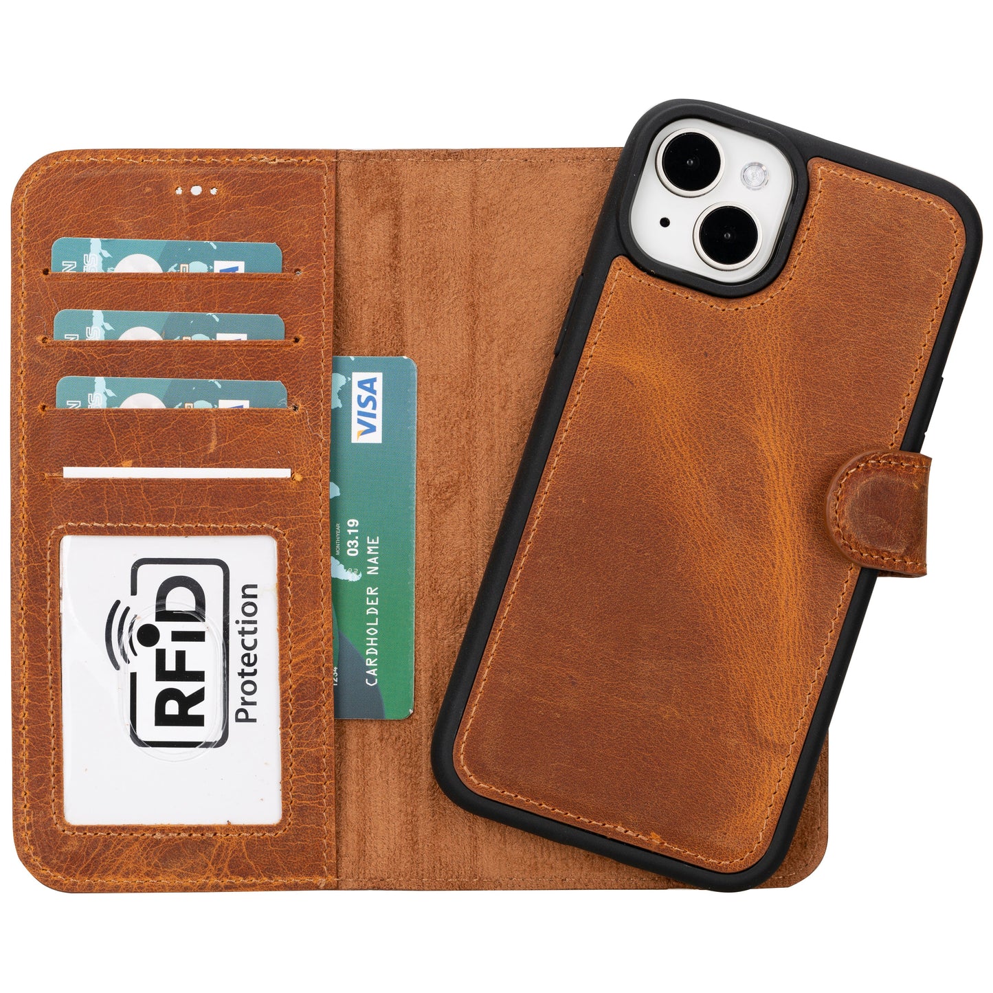 Magic iPhone 16 Series Leather Wallet Case