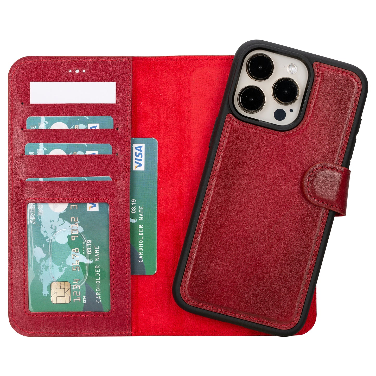 Magic iPhone 16 Series Leather Wallet Case