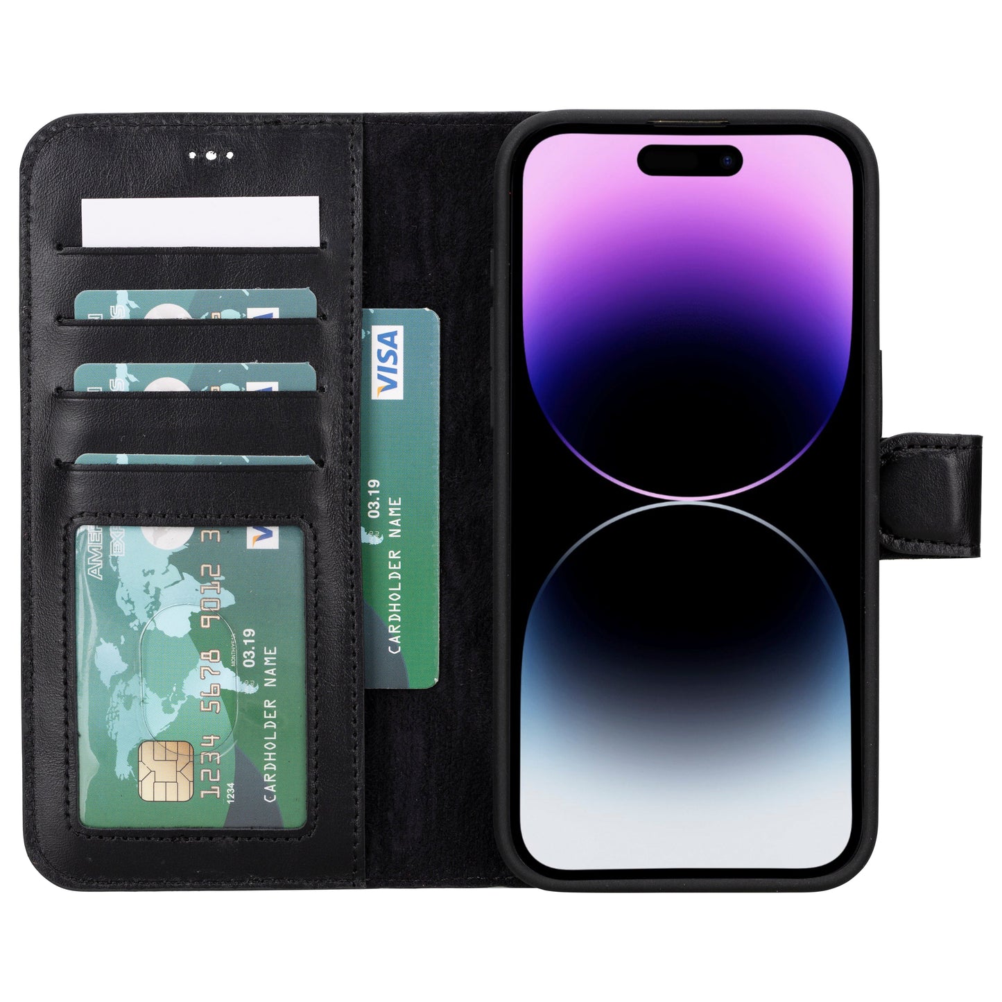Magic iPhone 16 Series Leather Wallet Case