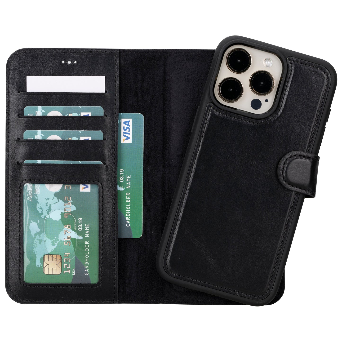 Magic iPhone 16 Series Leather Wallet Case