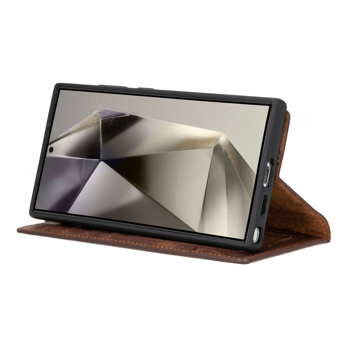 Étuis portefeuille en cuir pour Samsung Galaxy S24 Series RFID - MW