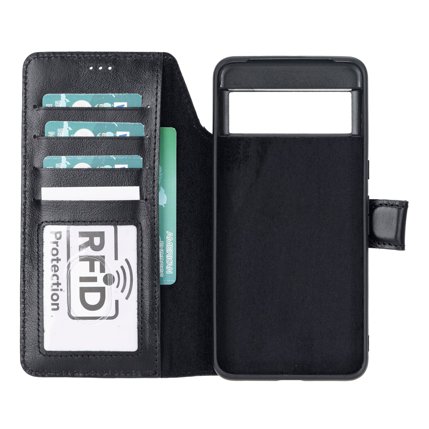Magic Google Pixel 10 Detachable Leather Wallet Case