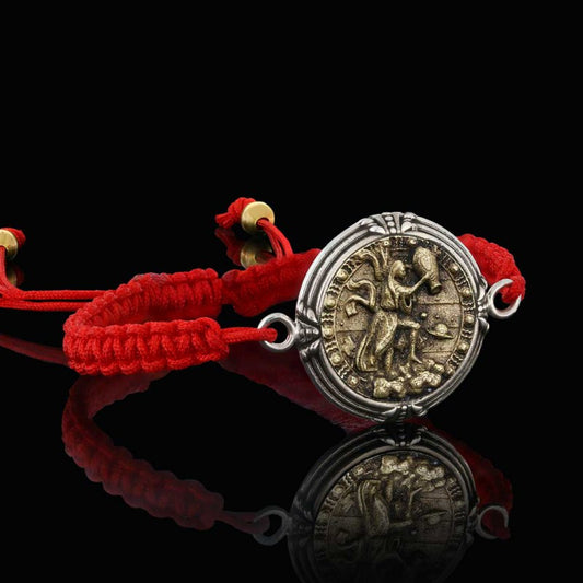 925 Sterling Silver Aquarius Bracelet by SWISS PLUS - Zodiac Collection - view 2