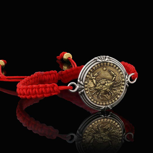 925 Sterling Silver Cancer Bracelet by SWISS PLUS - Zodiac Collection - view 2