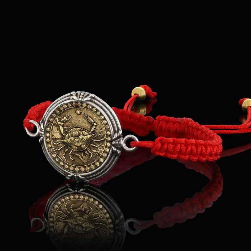 925 Sterling Silver Cancer Bracelet by SWISS PLUS - Zodiac Collection - view 6
