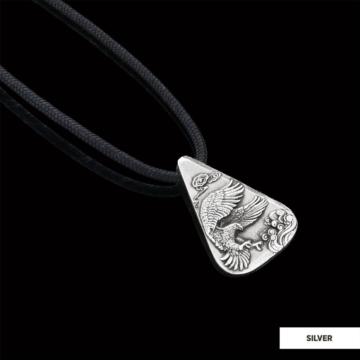 925 Sterling Silver Eagle Pendant Silver