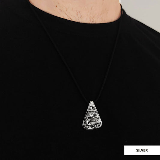 925 Sterling Silver Eagle Pendant Silver - view 2