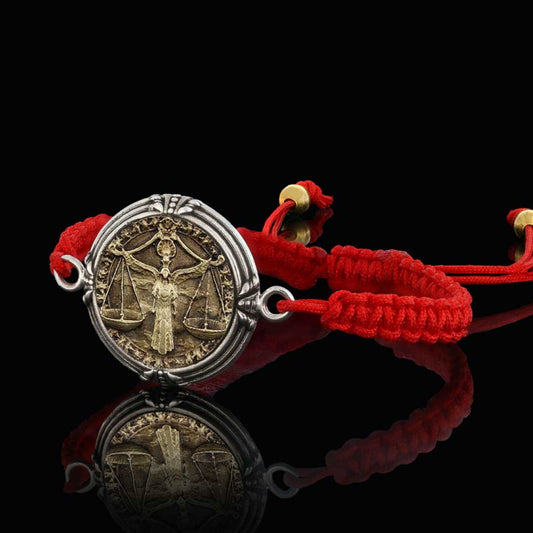 925 Sterling Silver Libra Bracelet by SWISS PLUS - Zodiac Collection - view 2