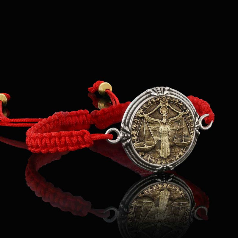 925 Sterling Silver Libra Bracelet by SWISS PLUS - Zodiac Collection - view 7