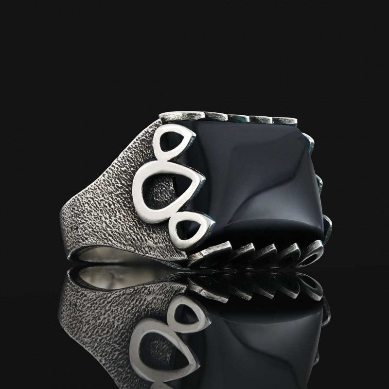 925 Sterling Silver Ring by SWISS PLUS - Unique Design Rings - view 7