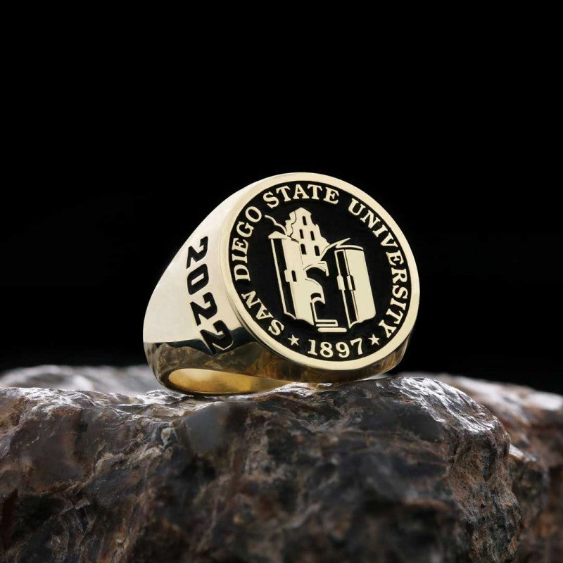 925 Sterling Silver San Diego State University Ring