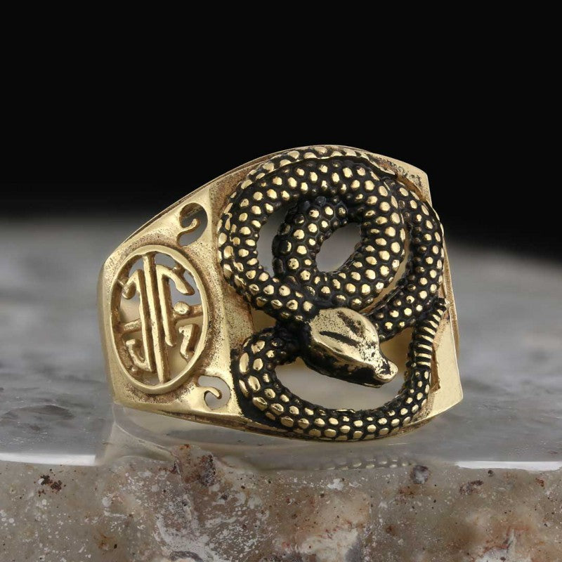 925 Sterling Silver Snake Ring