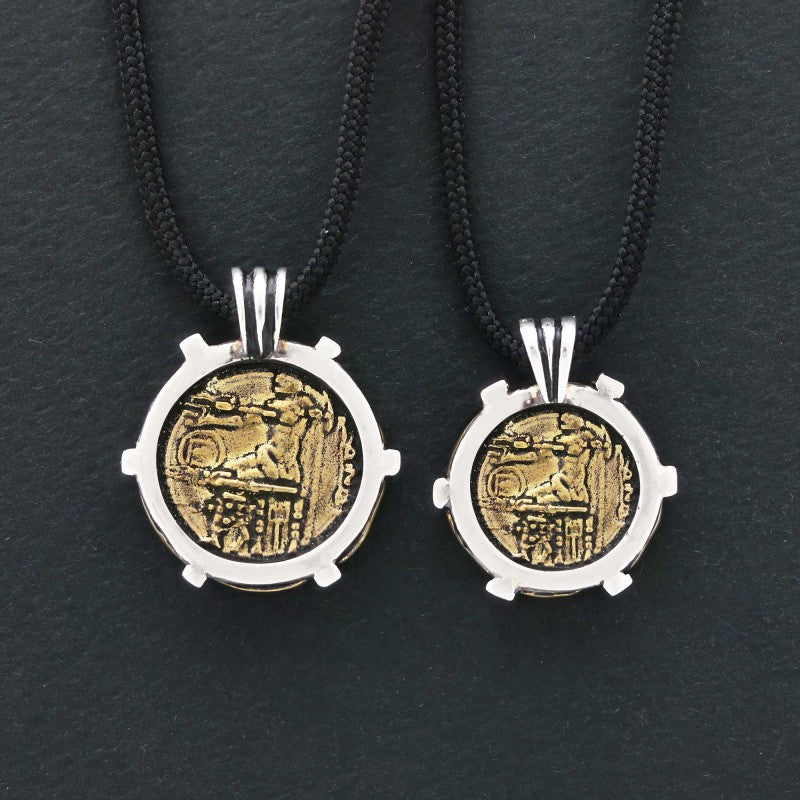 925 Sterling Silver Special Design Coin Women Pendant