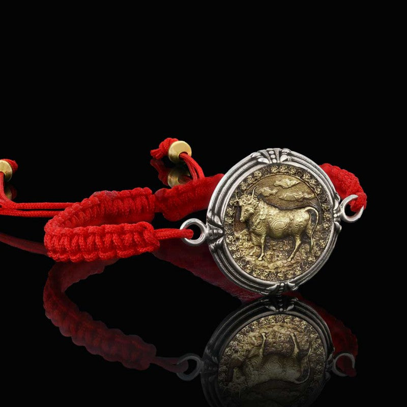 925 Sterling Silver Taurus Bracelet - view 5