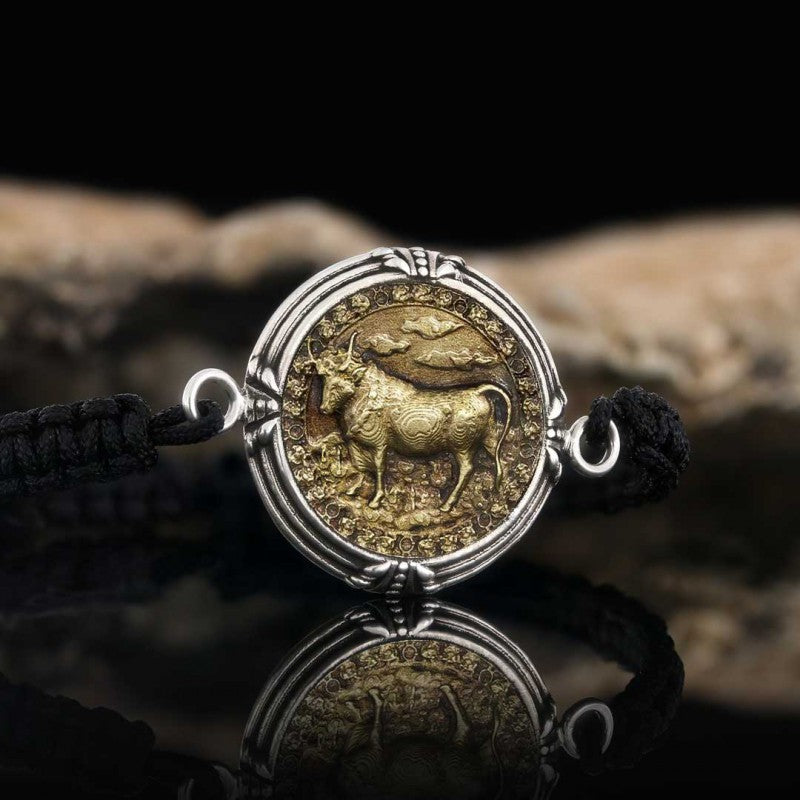 925 Sterling Silver Taurus Bracelet by SWISS PLUS - Zodiac Collection - view 6