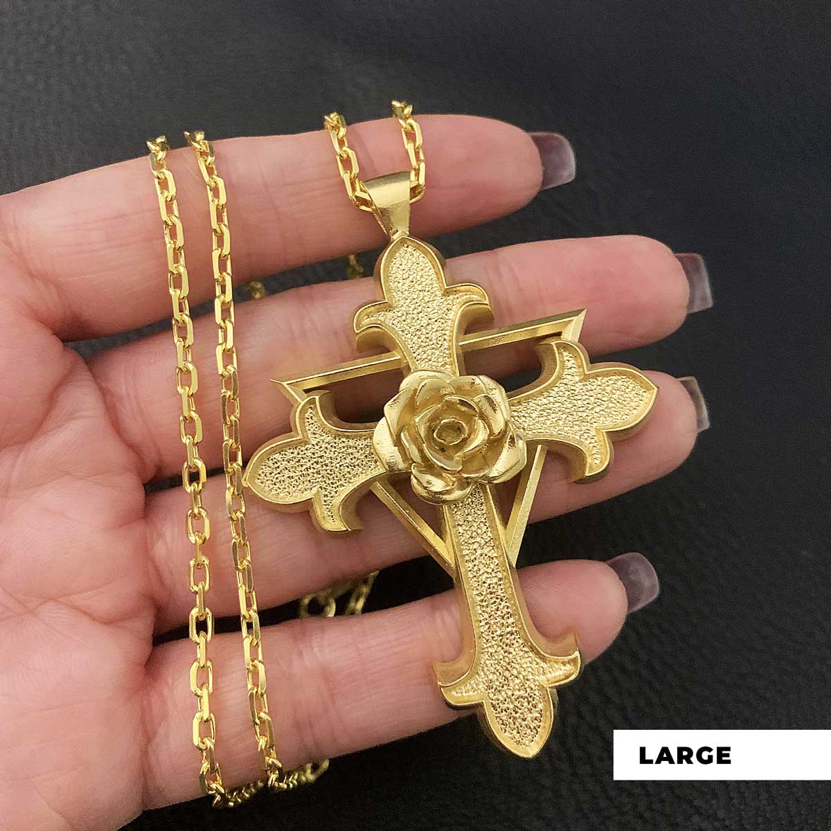 Amorc Jewelry, Rosicrucian Jewelry, Rosae Crucis Amorc Pendant, Rosae Crucis Necklace - view 3