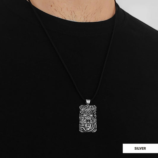 Ancient Warrior Pendant Silver by SWISS PLUS - Unique Pendants & Cool Design Necklaces - view 2