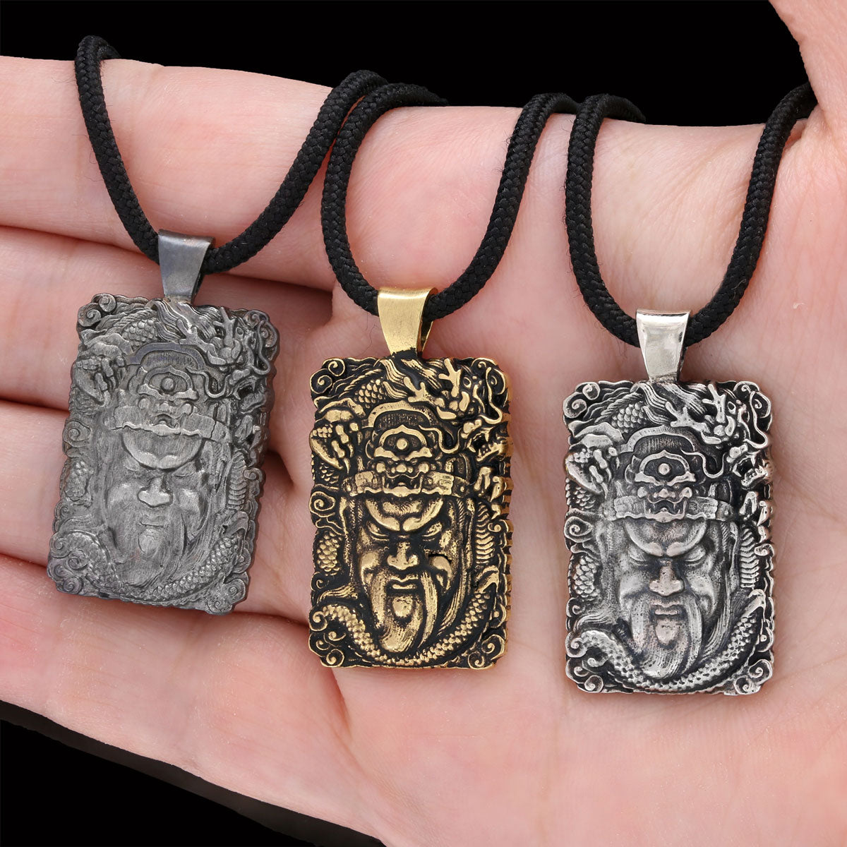 Ancient Warrior Pendant Silver by SWISS PLUS - Unique Pendants & Cool Design Necklaces - view 3
