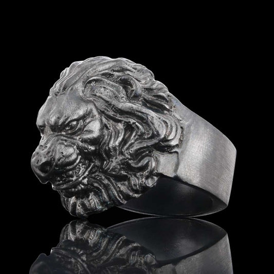 Angry Lion Ring by SWISS PLUS - Unique Design Rings - view 2