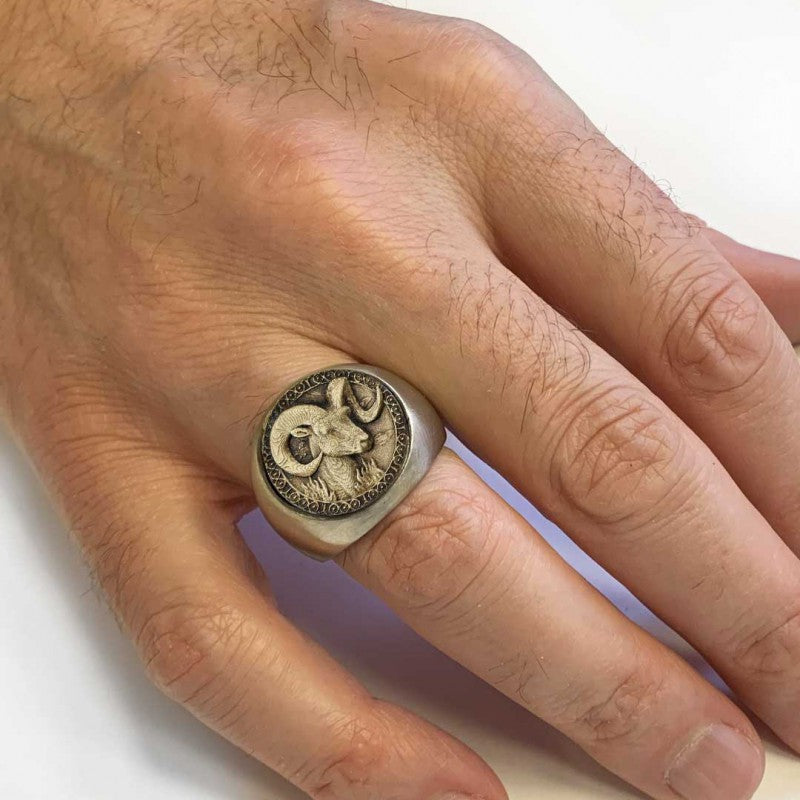 Aries Horoscope Ring by SWISS PLUS - Zodiac Collection - view 4