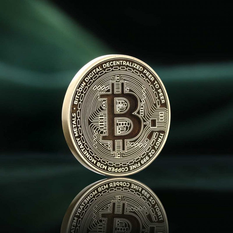 Bitcoin Souvenir Coin by SWISS PLUS - Bitcoin Jewelry Collection