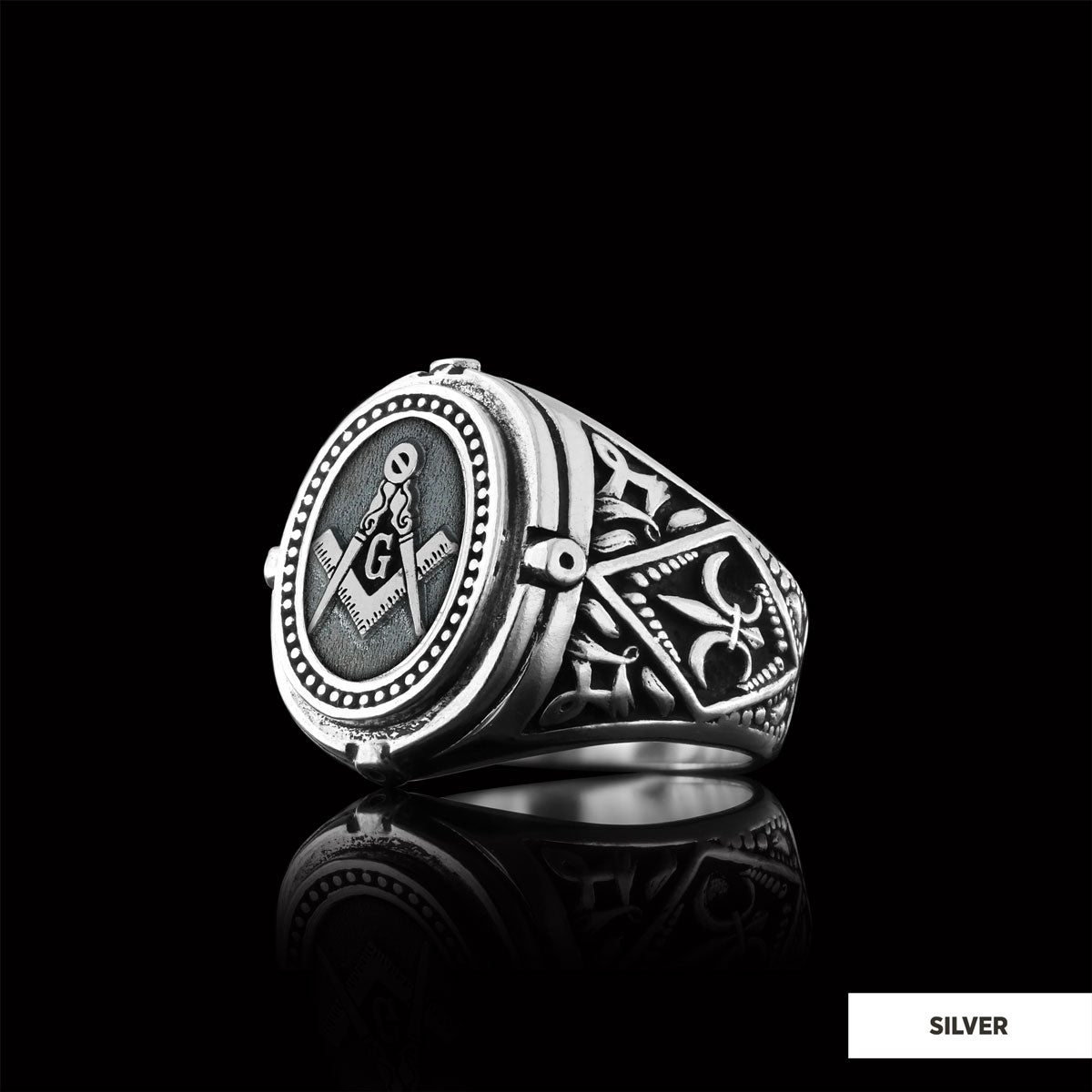 Blue Lodge Masonic Ring, Celtic Lodge Masonic Ring, Special Masonic Ring, Freemasonic Ring