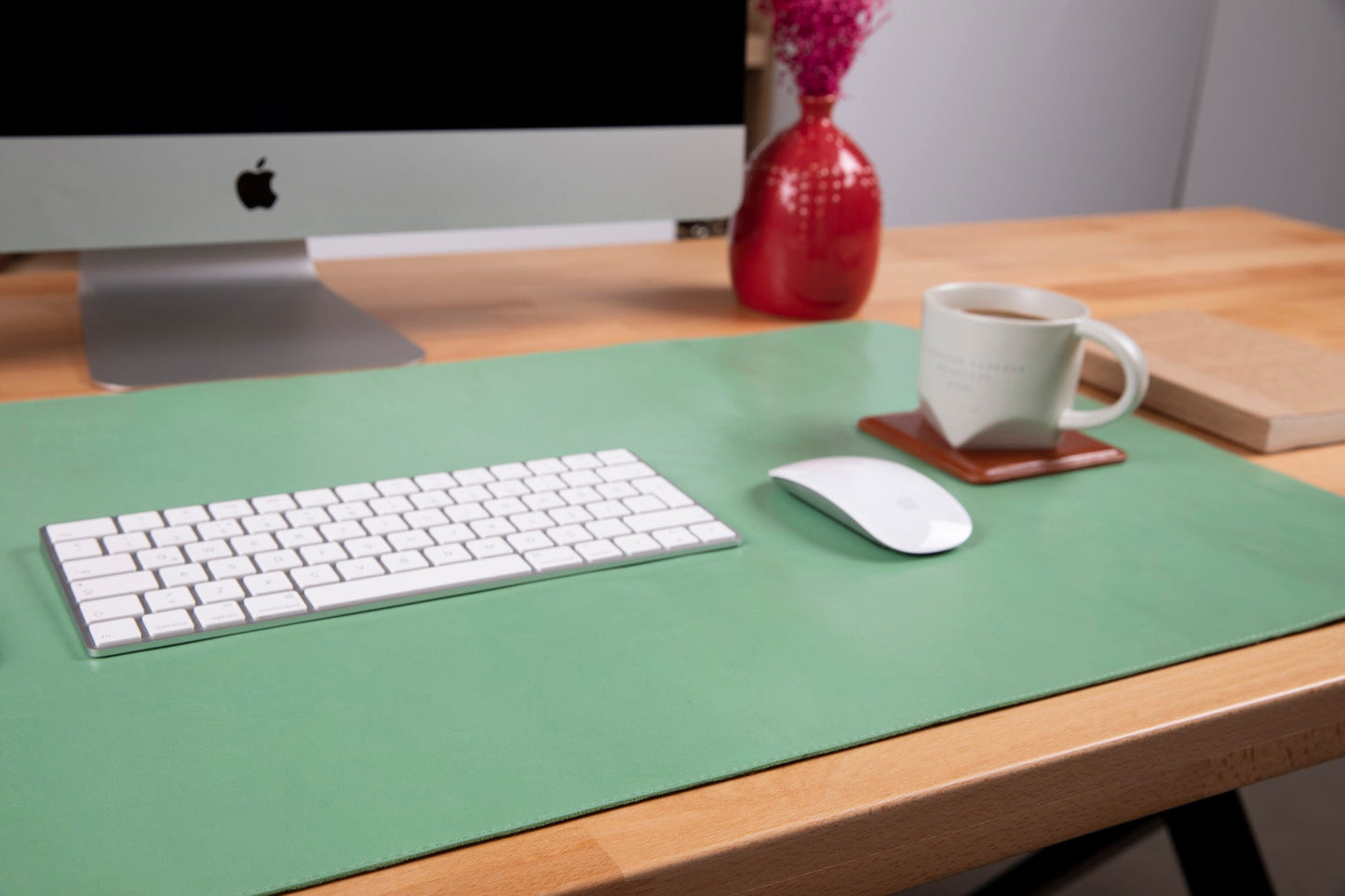 Natty Leather Natural Desk Mat (46 cm x 33 cm)