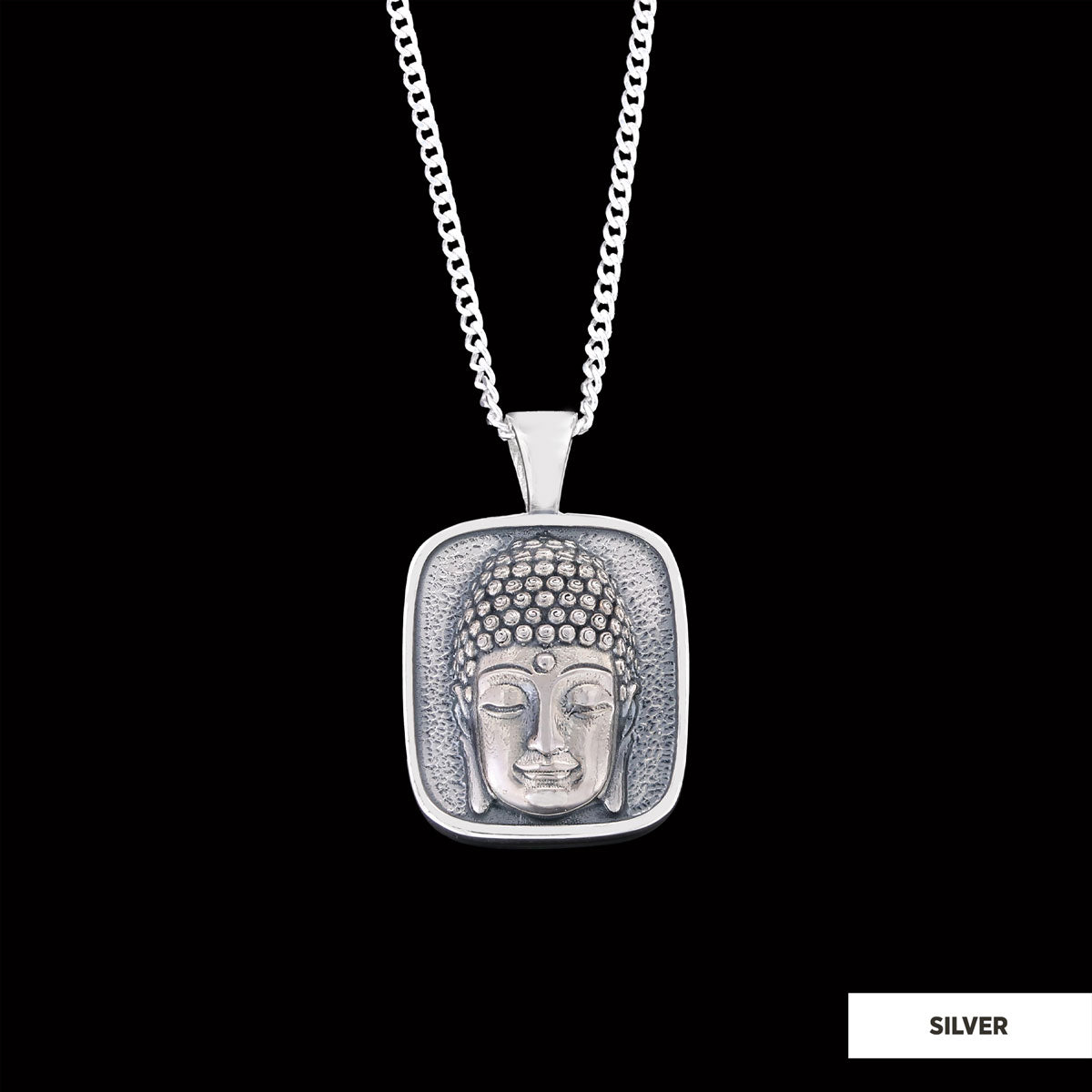 Buddha Handmade Silver Charm Necklace, Buddha Necklace, Meditating Buddha Silver Charms, Buddhism Necklace, Gift Jewelry Silver