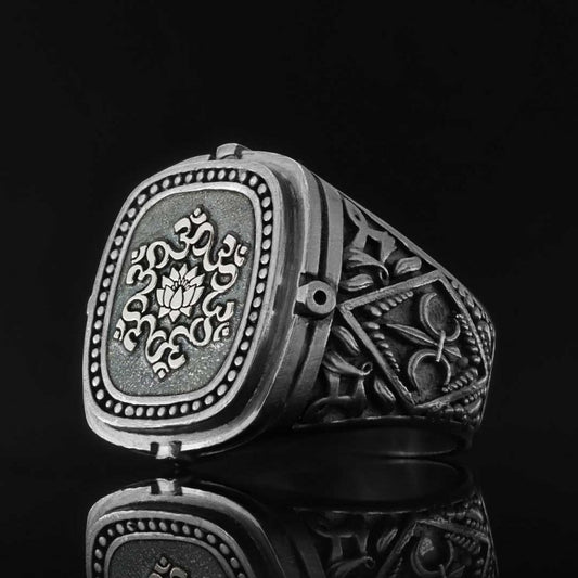 Lotus Buddha Ring by SWISS PLUS - Buddhist Jewelry Collection - view 2