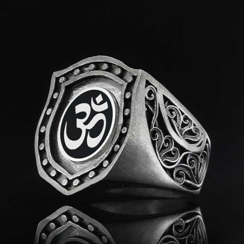 Silver Buddha Ring