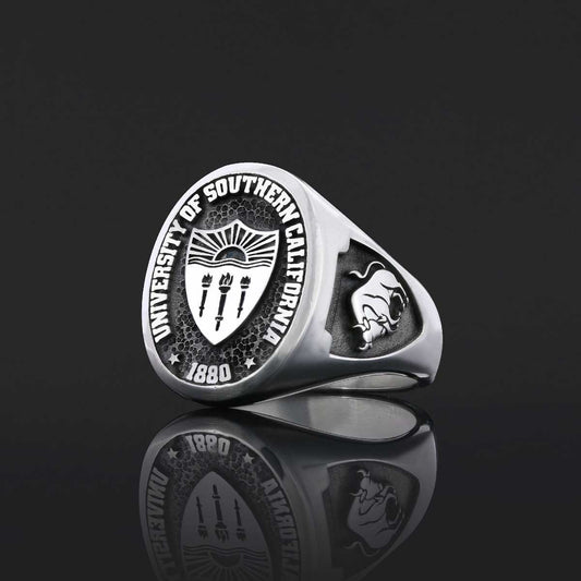 The Ohio State University Ring, Class Ring, High School Ring, Graduation Ring, Queen's University Ring by SWISS PLUS - Custom