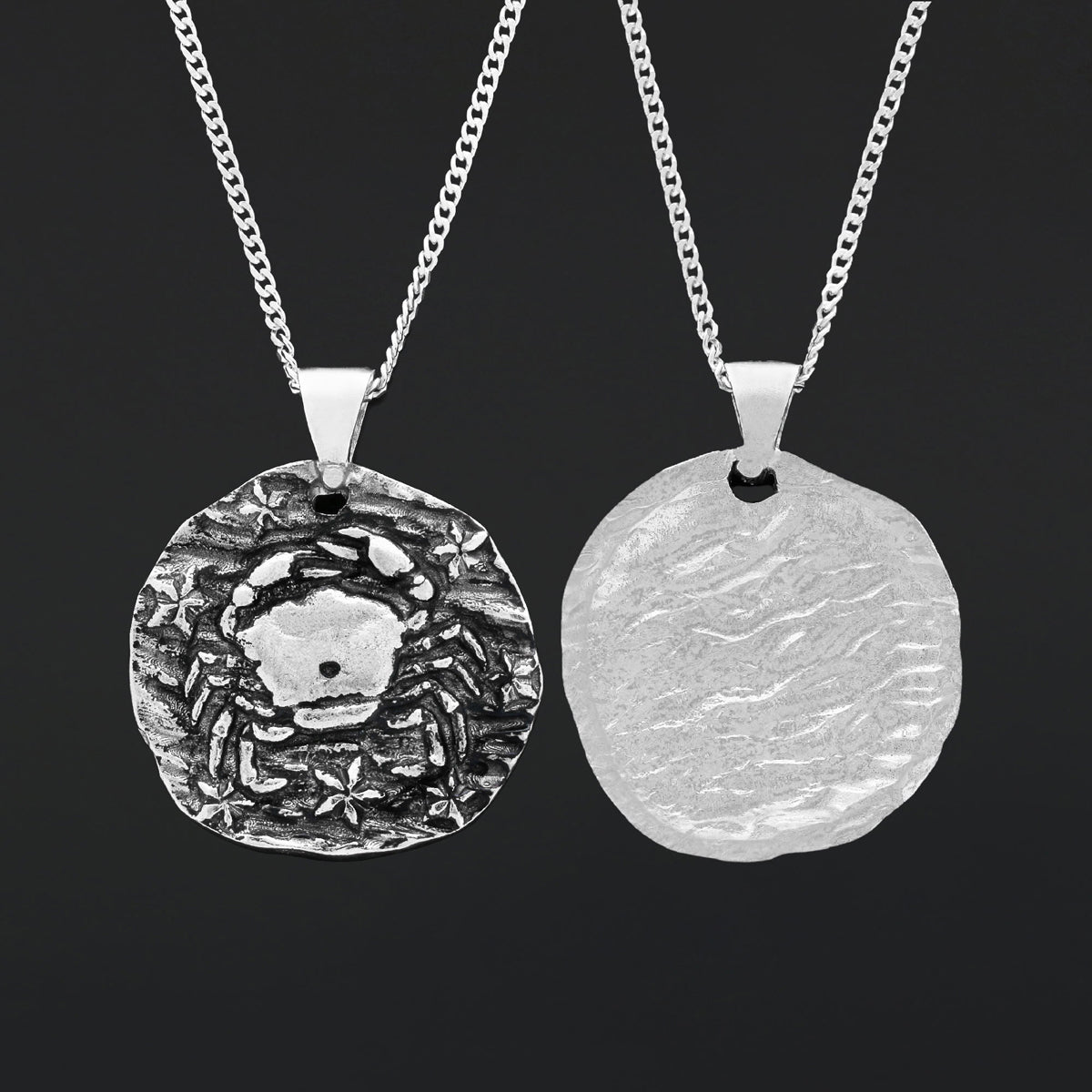 Cancer Horoscope Necklace, Zodiac Sign Pendant, Astrology Jewelry - view 6