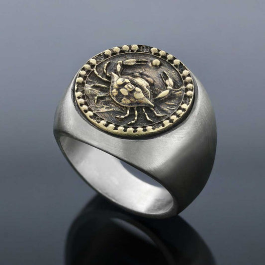 Cancer Horoscope Ring - view 2