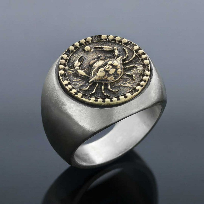 Cancer Horoscope Ring - view 3